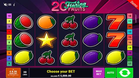 20 Flaring Fruits 888 Casino