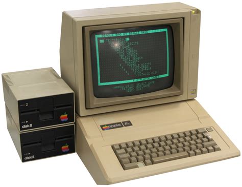 A Apple Iie Nenhum Slot Relogio