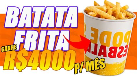 A Batata Frita De Roleta Para Venda