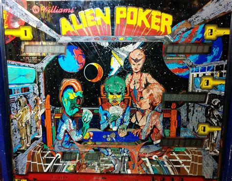 Alien Poker Pinball Backglass