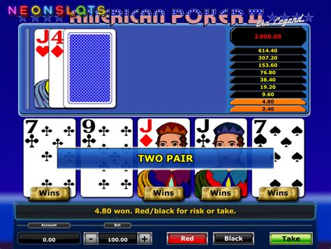 American Poker 2 On Line Tela Cheia