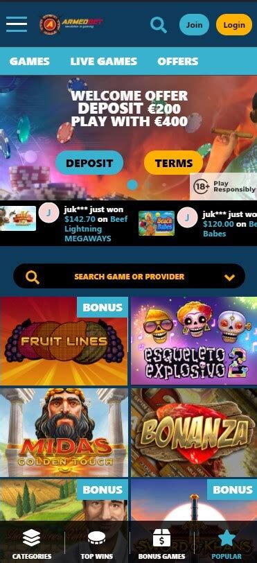 Armedbet Casino App