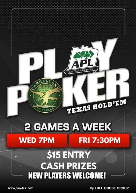 Australiano Poker League Perth
