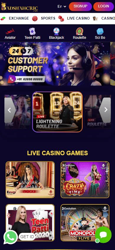 Badshahcric Casino Aplicacao