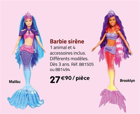 Barbie Sirene Geant Casino