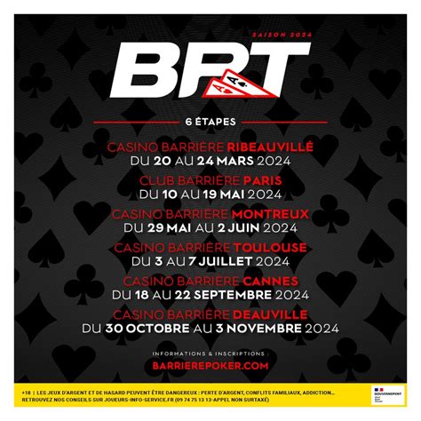 Barriere Poker Tour Lille 2024