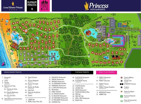 Bavaro Princess All Suites Resort Spa And Casino Mapa