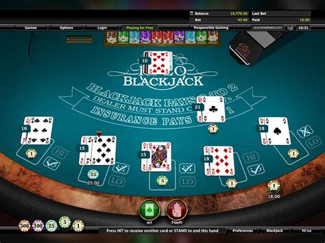 Blackjack Juego En Linea Gratis