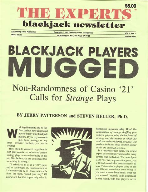 Blackjack Online Newsletter