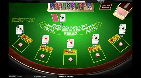 Blackjack With Perfect Pairs Bwin