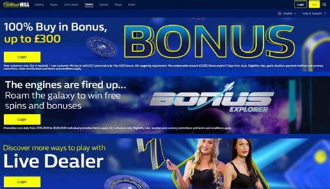 Bonus William Hill Casino Termos E Condicoes