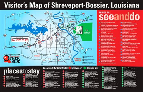 Bossier City Casinos Mapa