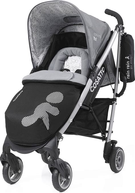 Buggy Cosatto Black Jack + Verkleinkussen