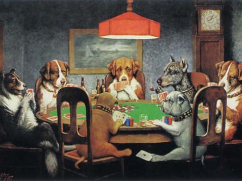 Caes De Poker Pinturas