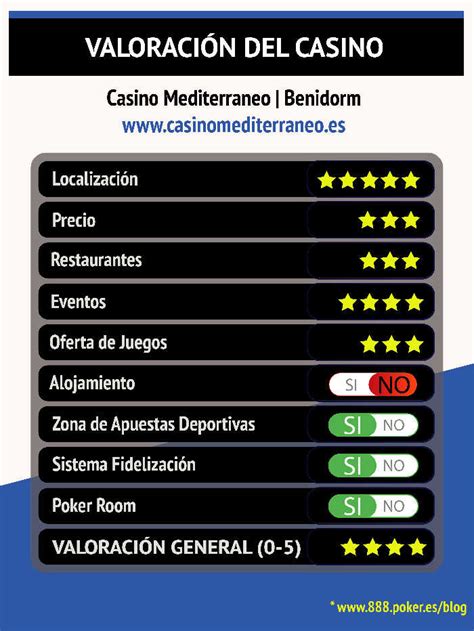 Calendario De Poker De Casino Mediterraneo
