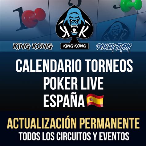 Calendario Torneos Poker Alicante