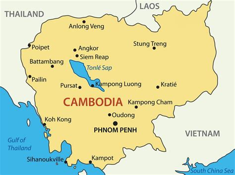 Camboja Casino Mapa