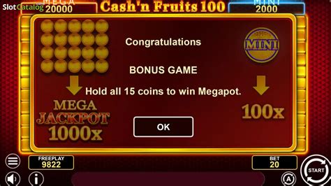 Cash N Fruits 100 Hold Win Leovegas