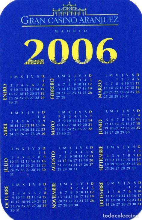 Casino Calendarios