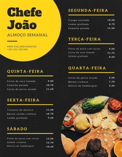 Casino Do Tesouro Menus De Almoco