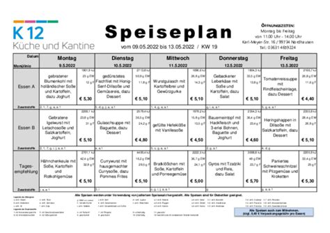 Casino Siemens Speiseplan