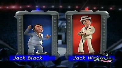 Celebrity Deathmatch Jack Black Jack White