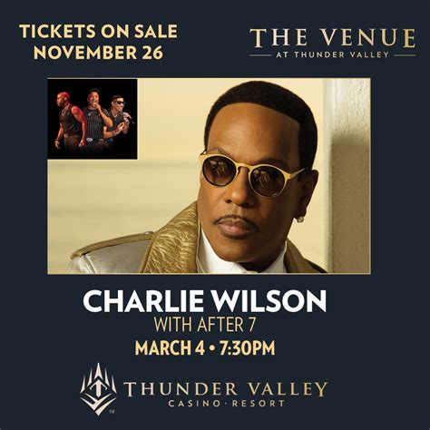 Charlie Wilson Em Thunder Valley Casino