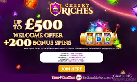 Cheeky Riches Casino Codigo Promocional