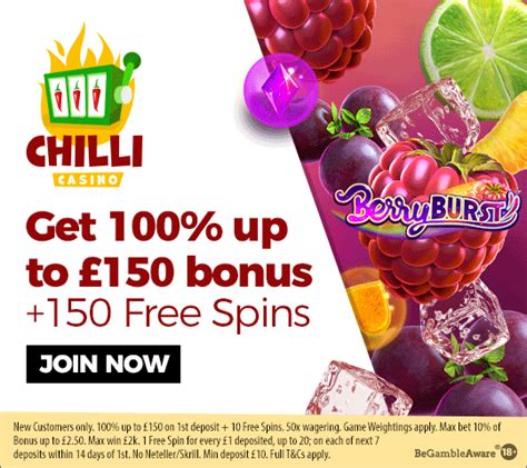 Chilli Spins Casino Bonus