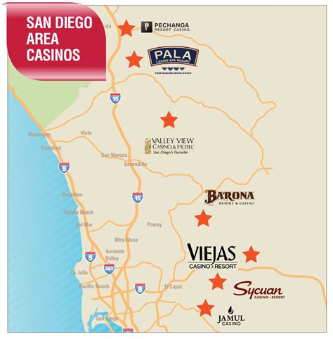 Condado De San Diego Indian Casino Mapa