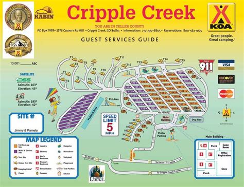Cripple Creek Casino Mapa