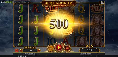 Demi Gods Iv Thunderstorm Slot - Play Online