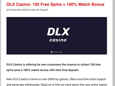 Dlx Casino Bonus