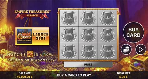 Empire Treasures Scratch Card Betfair