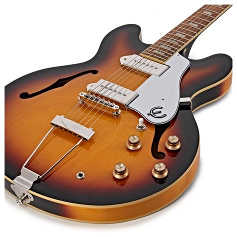 Epiphone Casino Sunburst Com A Mao Esquerda