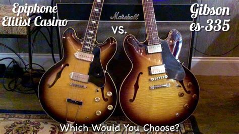 Epiphone Casino Vs Ponto 335