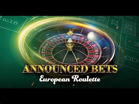 European Roulette Annouced Bets Betfair