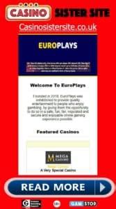 Europlays Casino Bonus