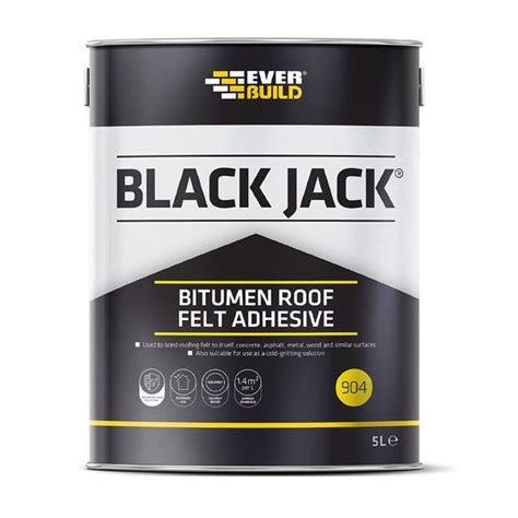 Everbuild Black Jack Auto Adesivo Piscar De Fita