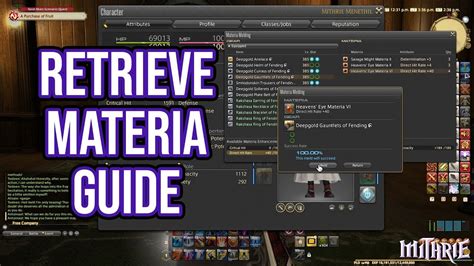 Extra Materia Slots De Ffxiv