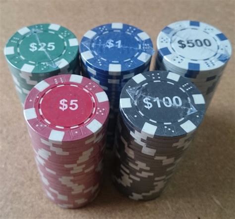 Ficha De Poker Valores De Us $10 Em Comprar