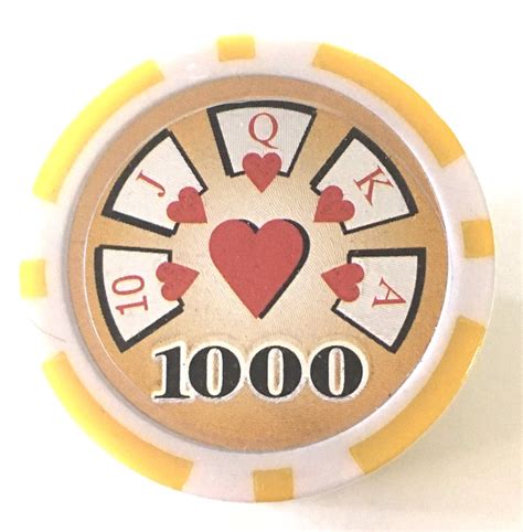 Fichas De Poker 1000 Partes