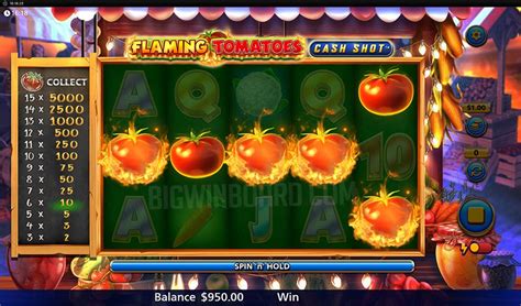Flaming Tomatoes Cash Shot Slot - Play Online