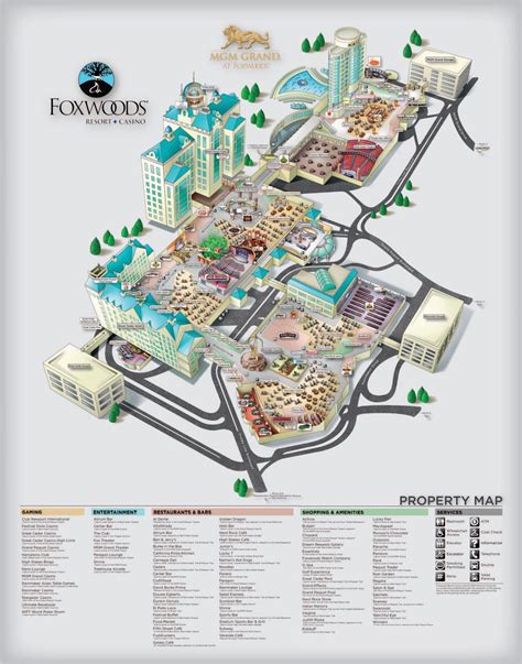 Foxwood Casino Mapa