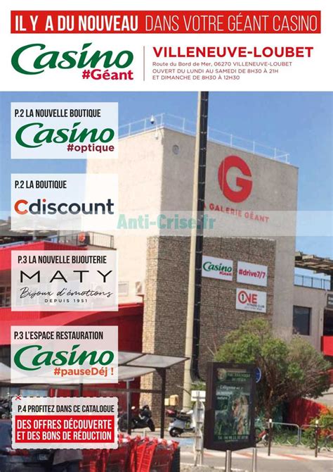 Geant Casino Villeneuve Loubet