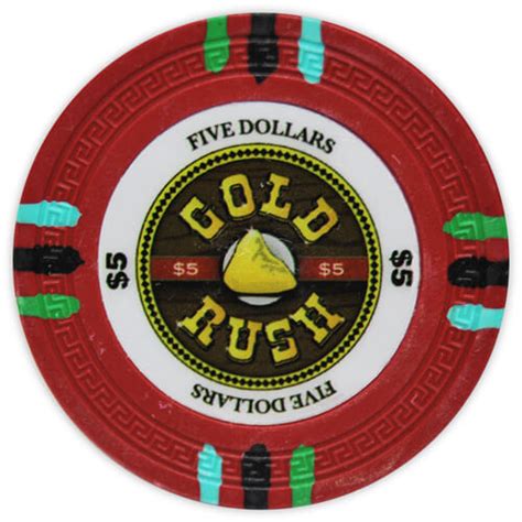 Gold Rush Poker Chips