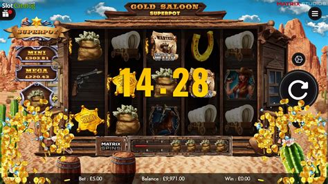 Gold Saloon Superpot Scrach Slot - Play Online