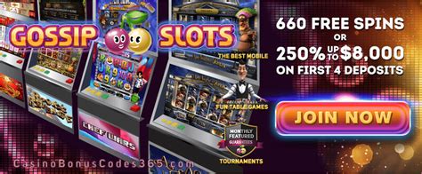 Gossip Slots Casino Bonus