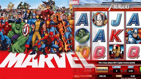 Herois Da Marvel Slot De 5 Unicos