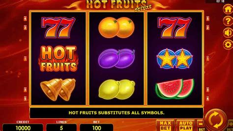 Hot Fruits Deluxe Pokerstars